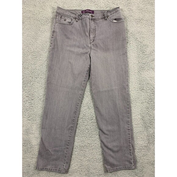 Gloria Vanderbilt Amanda 14P Petite Indigo Lavendar Purple Denim Jeans Pockets - Picture 1 of 16